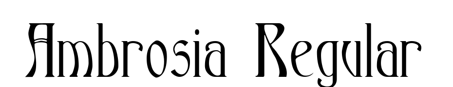 Ambrosia Regular Font Download Free
