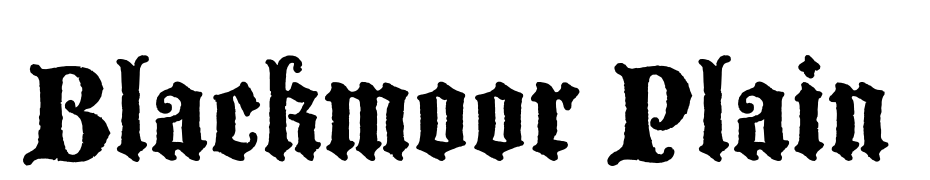 Blackmoor Plain Schrift Herunterladen Kostenlos
