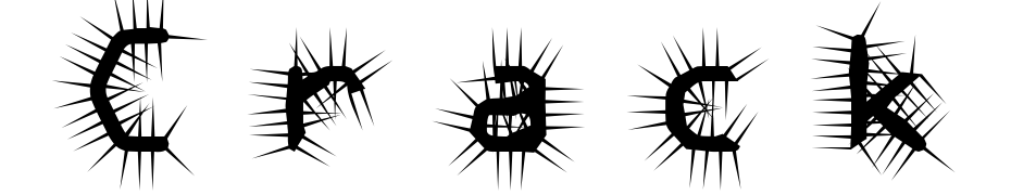 Crack Yazı tipi ücretsiz indir