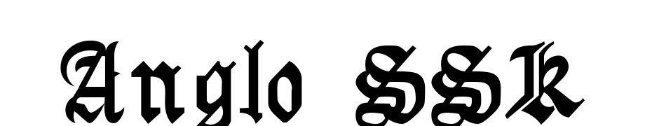 Anglo SSK Font Download Free