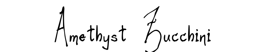 Amethyst Zucchini cкачати шрифт безкоштовно