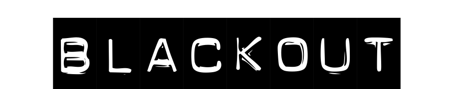 Blackout Font Download Free