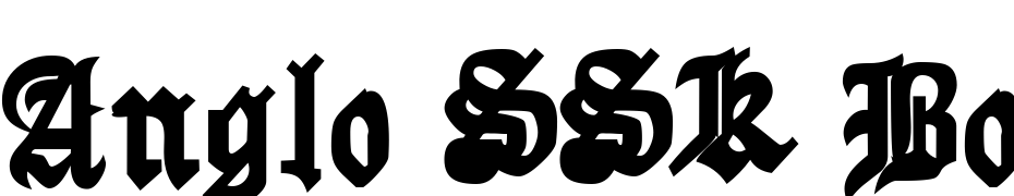 Anglo SSK Bold Font Download Free