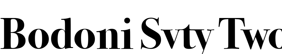 Bodoni Svty Two ITC TT Bold Yazı tipi ücretsiz indir