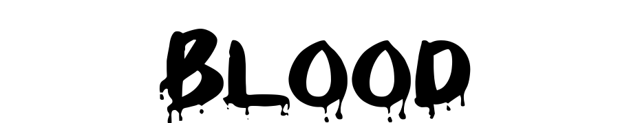 Blood Font Download Free