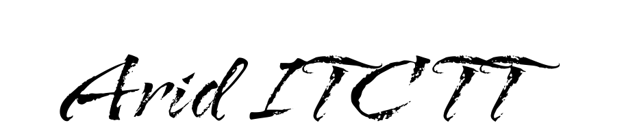 Arid ITC TT Yazı tipi ücretsiz indir