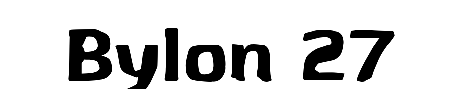 Bylon 27 Polices Telecharger