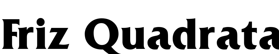 Friz Quadrata Bold BT Font Download Free
