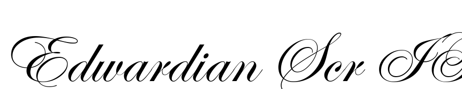 Edwardian Scr ITC TT Yazı tipi ücretsiz indir