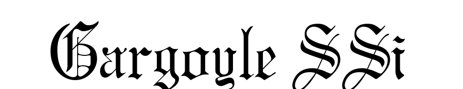Gargoyle SSi Font Download Free