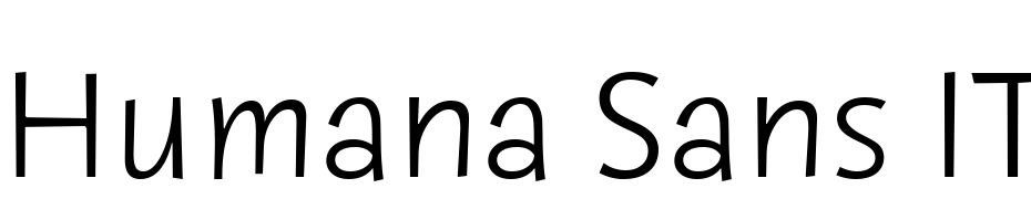 Humana Sans ITC TT Light Font Download Free