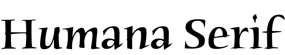 Humana Serif Md ITC TT Medium Schrift Herunterladen Kostenlos