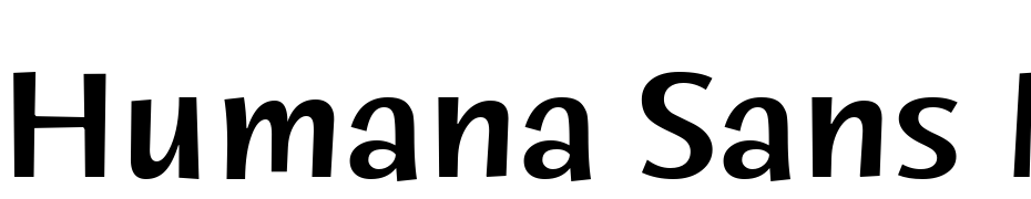 Humana Sans Md ITC TT Medium Font Download Free
