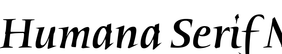 Humana Serif Md ITC TT Med Ita Font Download Free