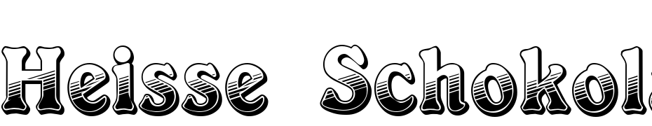 Heisse Schokolade Normal Scarica Caratteri Gratis