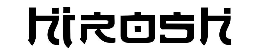 Hirosh Font Download Free