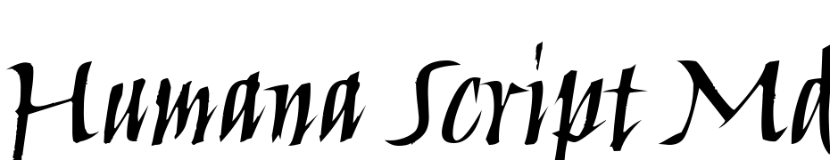 Humana Script Md ITC TT Medium Font Download Free