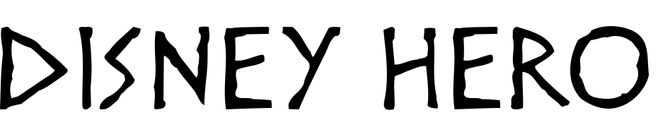 Disney Heroic Font Download Free