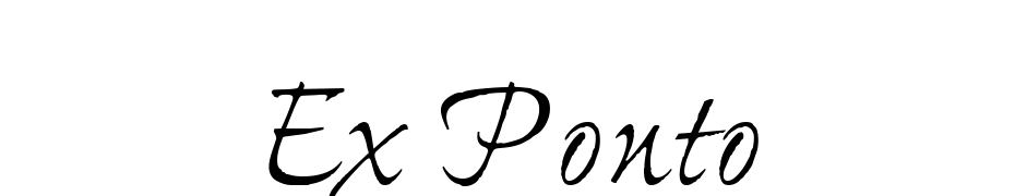 Ex Ponto Font Download Free