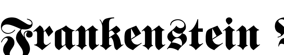 Frankenstein Plain:001.003 Font Download Free