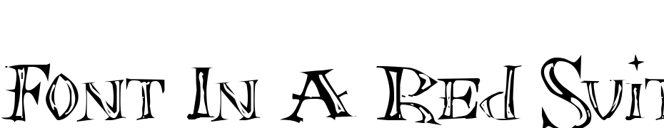 Font In A Red Suit (The Christmas Font) Schrift Herunterladen Kostenlos