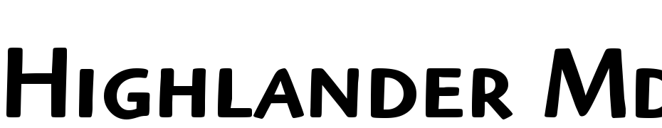 Highlander Md SC ITC TT Medium Scarica Caratteri Gratis