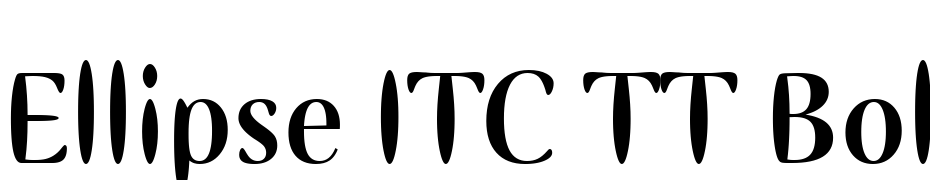 Ellipse ITC TT Bold Schrift Herunterladen Kostenlos