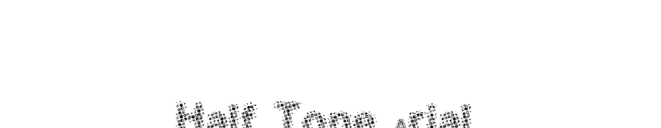 Half Tone Arial Font Download Free