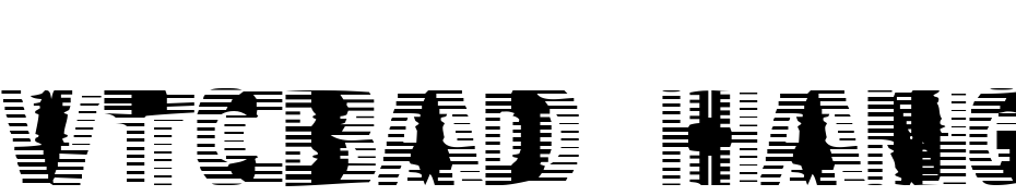 VTCBad Hangover Regular Schrift Herunterladen Kostenlos