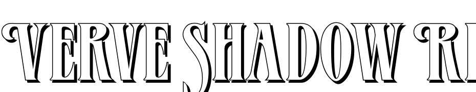 Verve Shadow Regular Font Download Free