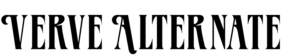 Verve Alternate Regular Font Download Free