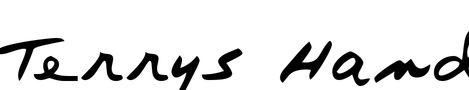 Terrys Hand Regular Font Download Free