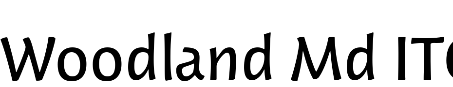 Woodland Md ITC TT Yazı tipi ücretsiz indir