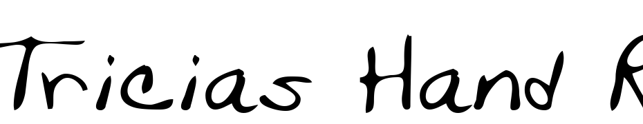 Tricias Hand Regular Font Download Free