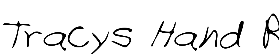 Tracys Hand Regular Font Download Free