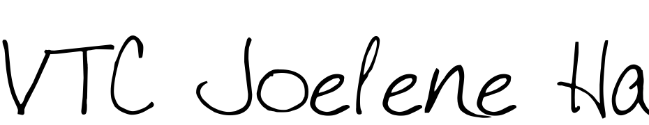 VTC Joelene Hand Regular Font Download Free