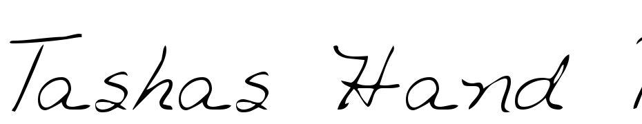 Tashas Hand Regular Font Download Free