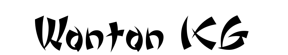 Wonton ICG Font Download Free