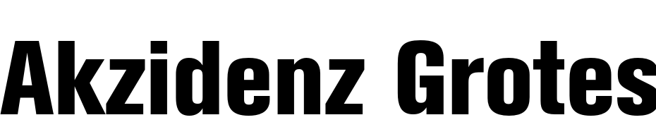 Akzidenz Grotesk Std XBd Cnd Schrift Herunterladen Kostenlos