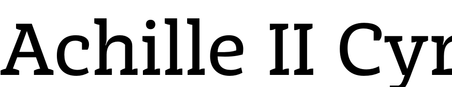 Achille II Cyr FYMedium Regular Schrift Herunterladen Kostenlos