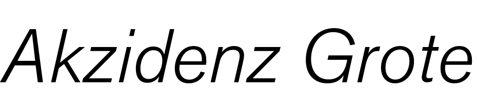 Akzidenz Grotesk Std Light It Font Download Free