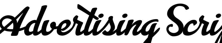 Advertising Script Bold Font Download Free