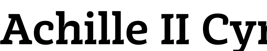 Achille II Cyr FY Bold Font Download Free
