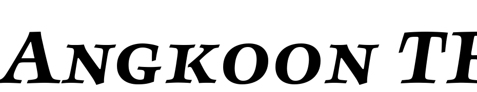 Angkoon TF Bold Italic SC Font Download Free