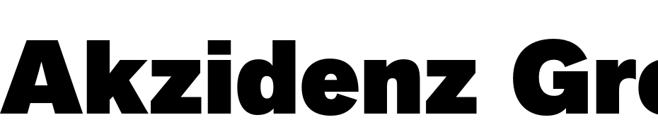 Akzidenz Grotesk Next Black Font Download Free