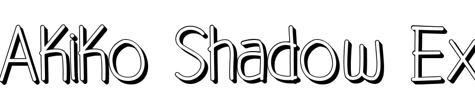 Akiko Shadow Extra Bold Schrift Herunterladen Kostenlos