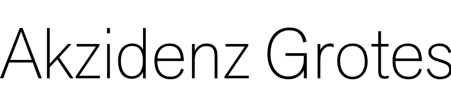 Akzidenz Grotesk Next Extra Light Font Download Free