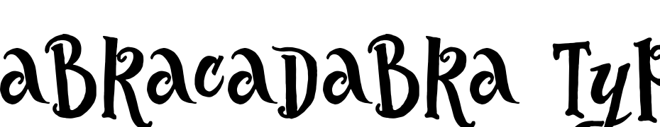Abracadabra Typeface Regular cкачати шрифт безкоштовно