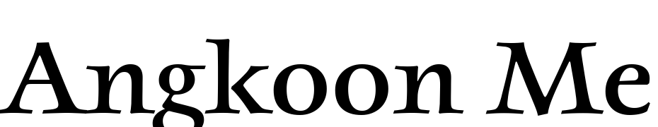 Angkoon Medium Fuente Descargar Gratis