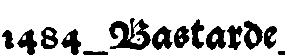 1484_Bastarde_Loudeac Normal Font Download Free